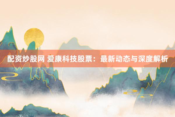 配资炒股网 爱康科技股票:最新动态与深度解析