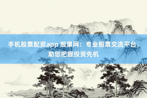 手机股票配资app 股巢网：专业股票交流平台，助您把握投资先机
