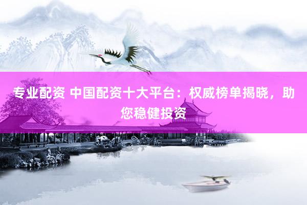 专业配资 中国配资十大平台：权威榜单揭晓，助您稳健投资